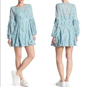 NEW Free People Ruby Crochet Lace Mini Dress
